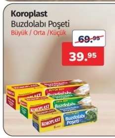 Koroplast Buzdolabı Poşeti