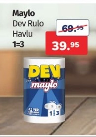 Maylo Dev Rulo Havlu 1=3