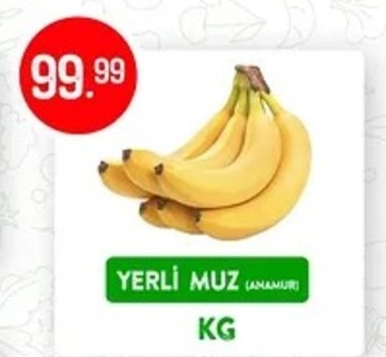 Yerli Muz (Anamur) Kg