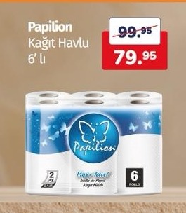 Papilion Kağıt Havlu 6'Lı