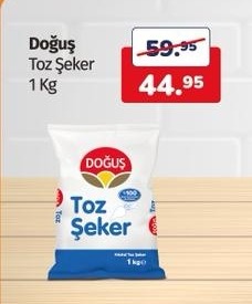 Doğuş Toz Şeker 1 Kg