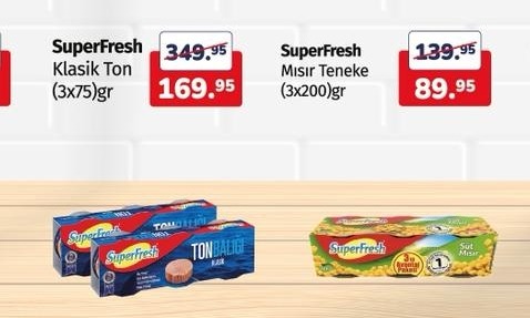 Superfresh Klasik Ton (3X75)Gr