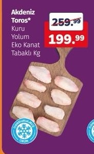 Akdeniz Toros Kuru Yulum Eko Kanat Tabaklı Kg