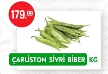 Çarliston Sivri Biber Kg