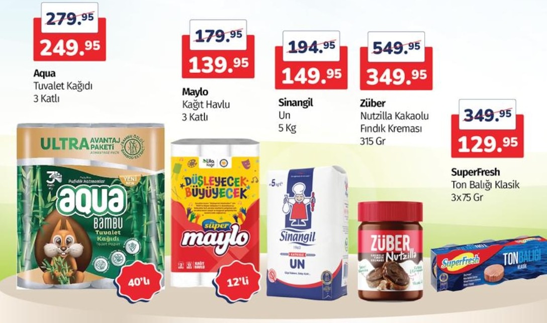 Aqua Tuvalet Kağıdı 3 Katlı