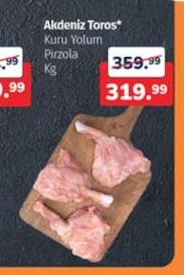 Akdeniz Toros Kuru Yolum Pirzola Kg