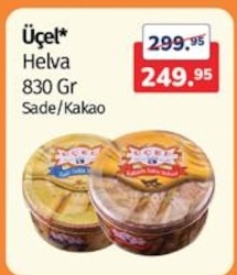 Üçel Helva 830 Gr