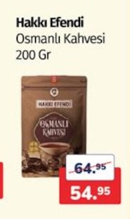 Hakkı Efendi Osmanlı Kahvesi 200 Gr