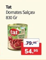 Tat Domates Salçası 830 Gr