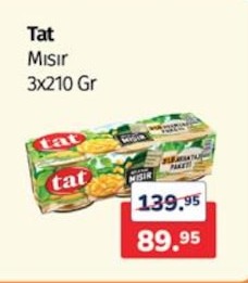 Tat Mısır 3X210 Gr