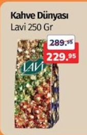 Kahve Dünyasi Lavi 250 Gr