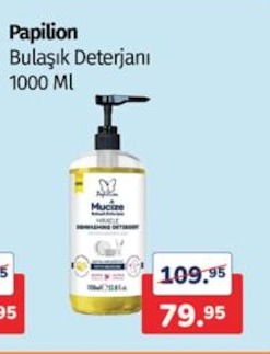 Papilion Bulaşık Deterjanı 1000 Ml