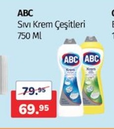 Abc Sıvı Krem Çeşitleri 750 Ml