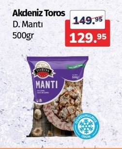 Akdeniz Toros D. Mantı 500Gr