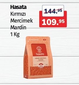Hasata Kırmızı Mercimek Mardin 1 Kg