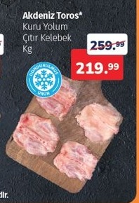 Akdeniz Toros Kuru Yulum Çıtır Kelebek Kg