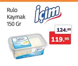 Içim Rulo Kaymak 150 Gr