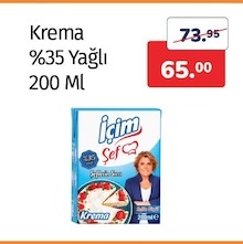 Içim Krema %35 Yağlı 200 Ml