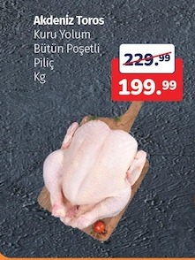 Akdeniz Toros Kuru Yolum Butun Posetli Piliç Kg