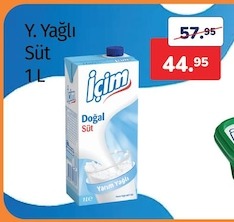 Y. Yağlı Süt 1L