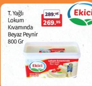 Ekici T. Yağlı Lokum Kıvamında Beyaz Peynir 800 Gr