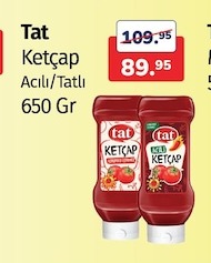 Tat Ketçap Acılı/Tatlı 650 Gr