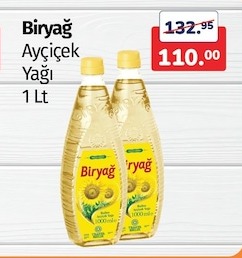 Biryağ Ayçiçek Yağı 1 Lt