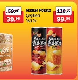 Master Potato Çeşitleri 160 Gr