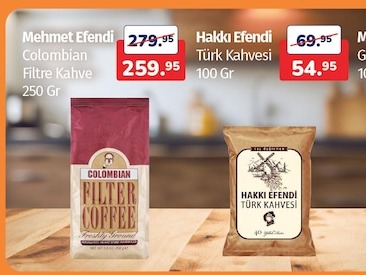 Mehmet Efendi Colombian Filtre Kahve 250 Gr