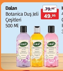 Dalan Botanica Duş Jeli Çeşitleri 500 Ml