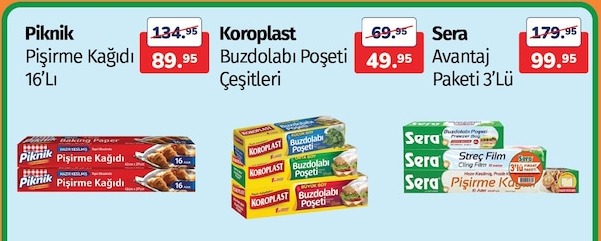 Koroplast Buzdolabı Poşeti Çeşitleri