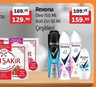 Rexona Deo 150 Ml Roll On 50 Ml Çeşitleri