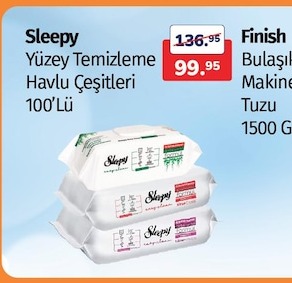 Sleepy Yüzey Temizleme Havlu Çeşitleri 100'Lü