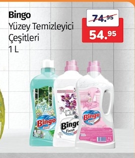 Bingo Yüzey Temizleyici Çeşitleri 1L