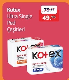 Kotex Ultra Single Ped Çeşitleri