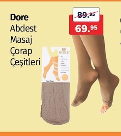 Dore Abdest Masaj Çorap Çeşitleri