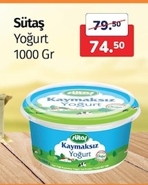 Sütaş Yoğurt 1000 Gr