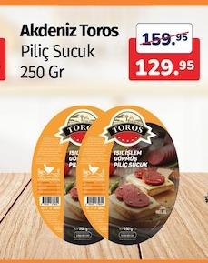Akdeniz Toros Piliç Sucuk 250 Gr