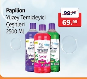 Papilion Yüzey Temizleyici Çeşitleri 2500 Ml