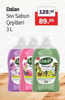 Dalan Sıvı Sabun Çeşitleri 3 L