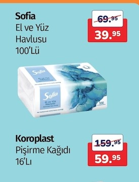 Sofia El Ve Yüz Havlusu 100'Lü