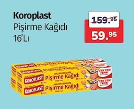 Koroplast Pişirme Kağıdı 16'Lı