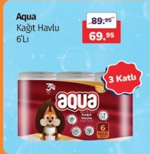 Aqua Kağıt Havlu 6'Lı