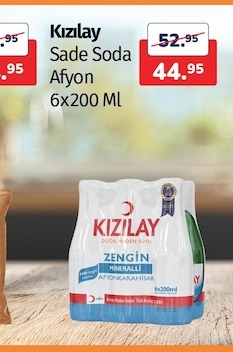 Kızılay Sade Soda Afyon 6X200 Ml