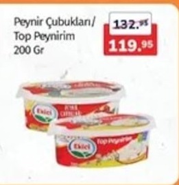 Ekici Peynir Cubuklari / Top Peynirim 200 Gr