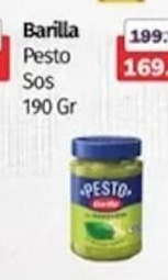 Barilla Pesto Sos 190 Gr
