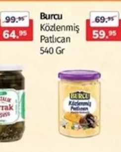 Burcu Közlenmiş Patlıcan 540 Gr