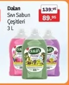 Dalan Sıvı Sabun Çeşitleri 3 L