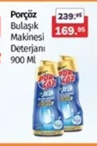 Porçöz Bulaşık Makinesi Deterjanı 900 Ml