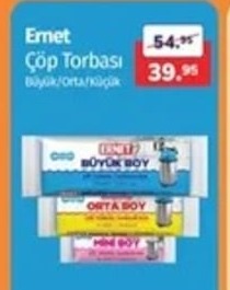 Emet Çöp Torbası Büyük/Orta/Küçük